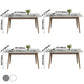 Modern Style Sintered Stone Dining Table 4 Legs Rectangular Table in Grey Clearhalo ' dining_table' 'Dining Tables & Seating' 'Dining Tables' 'furn' 'furn_dining_table' 'Furniture' 'furniture_dining_table' 'Kitchen & Dining Furniture' 'kitchen&dining_furn' 'kitchen' 'kitchen_dining_table' 1200x1200_415d6850-32df-48be-89b6-9086eacd3c1f