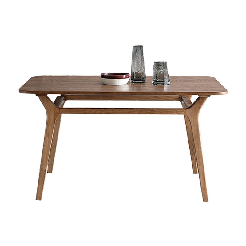 Modern Style 1/4/5 Rectangle Solid Wood Dining Set with Wood Chairs for Home Clearhalo 'Dining Room Sets' 'Dining Tables & Seating' 'dining_room_set' 'furn' 'furn_dining_room_set' 'Furniture' 'furniture_dining_room_set' 'Kitchen & Dining Furniture' 'kitchen&dining_furn' 'kitchen' 1200x1200_416475df-fc16-4eae-b750-c1ccf1550507