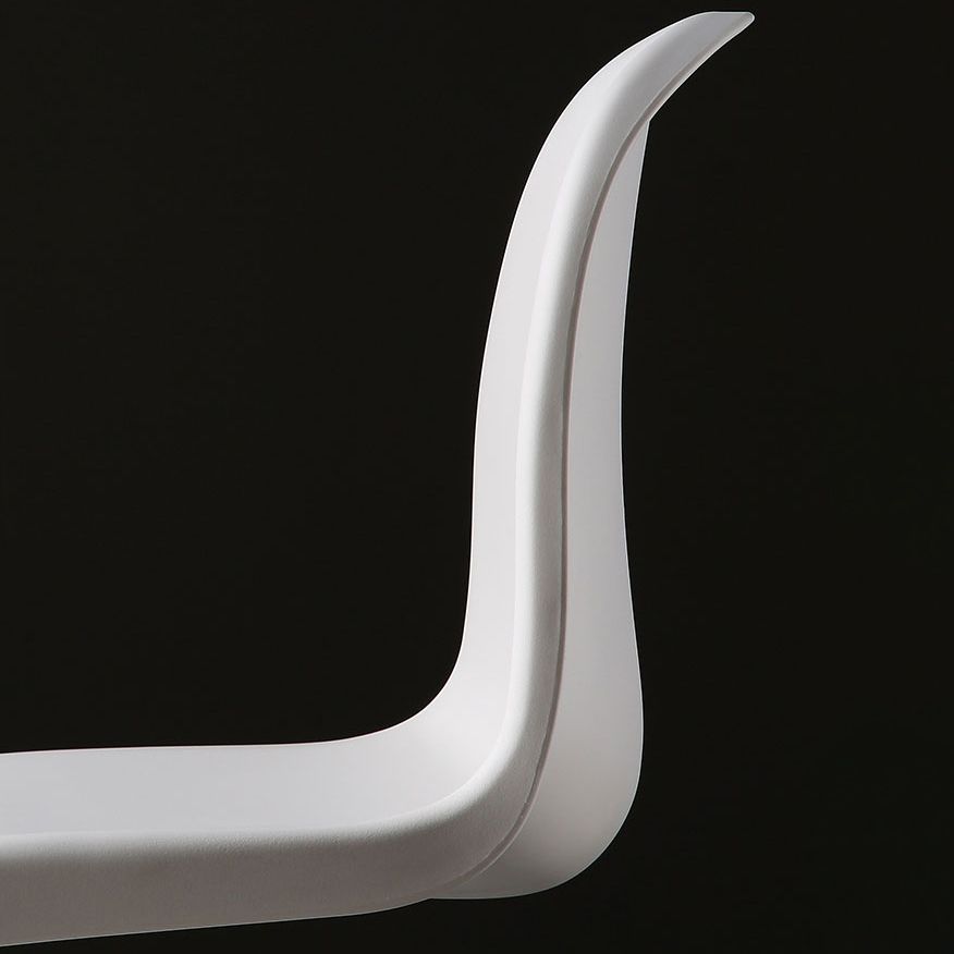 Contemporary Style Plastic Dining Armless Chair Solid Back Side Chair for Home Clearhalo ' kitchen&dining_furn' 'Dining Chairs' 'Dining Tables & Seating' 'dining_chair' 'Furniture' 'furniture_dining_chair' 'Kitchen & Dining Furniture' 'kitchen' 1200x1200_41651aaf-2884-4de5-949b-fdf7c997679d