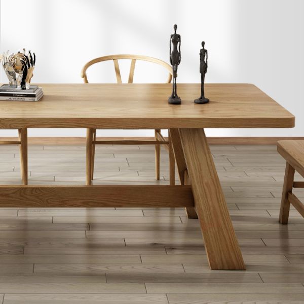 Modern Style Office Desk Solid Wood Trestle Desk for Home Use Clearhalo 'furn' 'furn_office_desk' 'Furniture' 'furniture_office_desk' 'Office Desks' 'Office Furniture' 'office_desk' 1200x1200_4167ecca-1a3d-4ea0-a393-422487e55c39