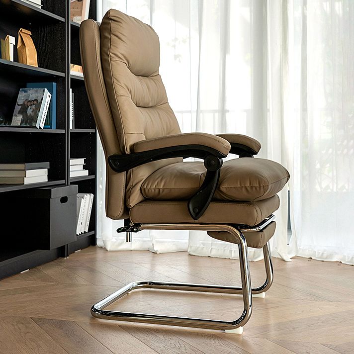 31"W Contemporary Arm Chair Upholstered Tilt Mechanism Swivel Chair Clearhalo 'furn' 'furn_office_chair' 'Furniture' 'Office Chairs' 'Office Furniture' 'office_chair' 1200x1200_416822e8-73cd-4be5-80ad-be7d871a25e9