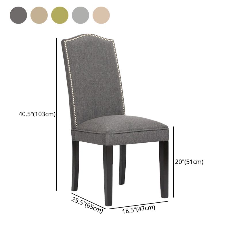 Contemporary Style Wooden Dining Chair Dining Armless Side Chairs for Kitchen Clearhalo ' kitchen&dining_furn' 'Dining Chairs' 'Dining Tables & Seating' 'dining_chair' 'furn' 'furn_dining_chair' 'Furniture' 'furniture_dining_chair' 'Kitchen & Dining Furniture' 'kitchen' 1200x1200_4168246a-e994-42f2-be7e-6b2143e061ef