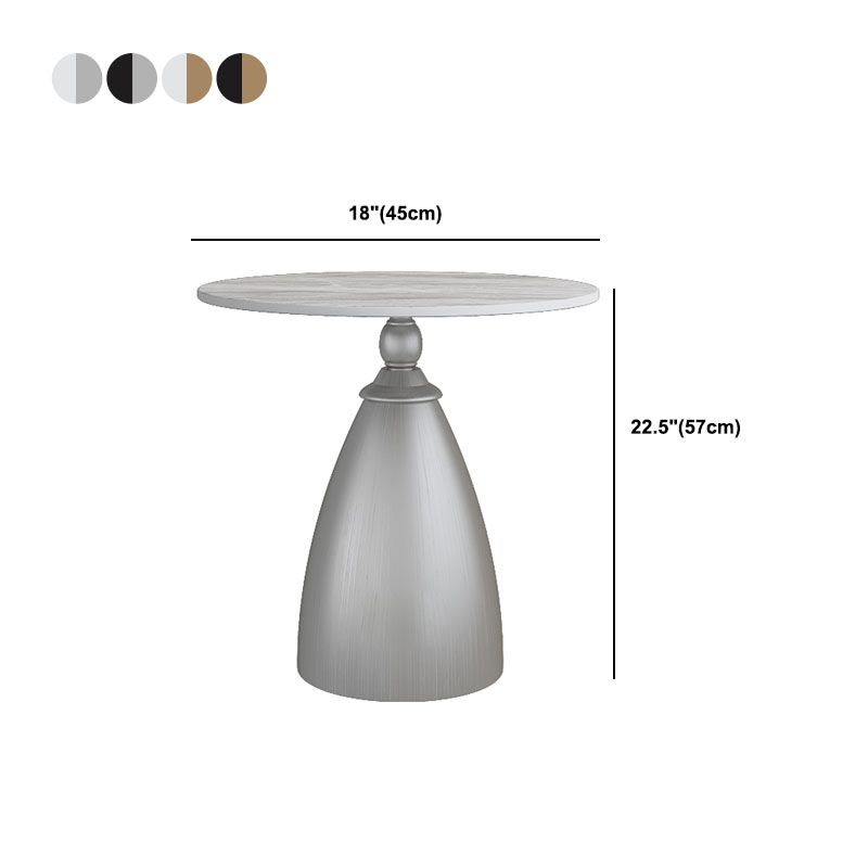 22,4 "hoher eisernen Sockel Endtisch modern