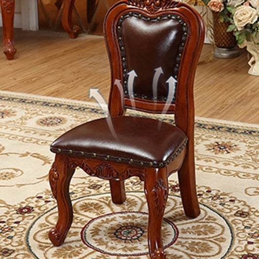 Traditional Style Dining Chair Kitchen Armless Side Chairs with Wooden Legs Clearhalo ' kitchen&dining_furn' 'Dining Chairs' 'Dining Tables & Seating' 'dining_chair' 'furn' 'furn_dining_chair' 'Furniture' 'furniture_dining_chair' 'Kitchen & Dining Furniture' 'kitchen' 1200x1200_4168da58-4df1-4a60-9a42-7ff0beb8c1e2