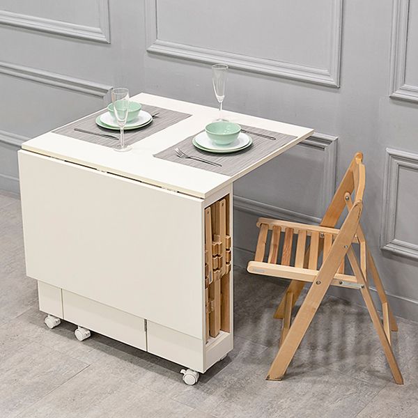 47'' Foldable Artificial Wood Table Modern Rectangle Table (only table) Clearhalo ' dining_table' 'Dining Tables & Seating' 'Dining Tables' 'Furniture' 'furniture_dining_table' 'Kitchen & Dining Furniture' 'kitchen&dining_furn' 'kitchen' 'kitchen_dining_table' 1200x1200_4169767f-7009-4bee-8eef-aacda0566fe5