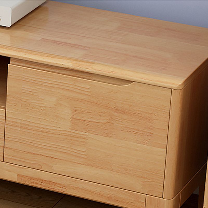 Scandinavian Wood TV Stand Console Open Storage TV Media Stand for Living Room Clearhalo 'furn' 'furn_tv_stands_entertainment_centers' 'Furniture' 'Living Room Furniture' 'TV Stands & Entertainment Centers' 'TV Stands & Media Storage Furniture' 'tv_stands_entertainment_centers' 1200x1200_416a584d-0485-4ffd-904d-3f74d23c9291