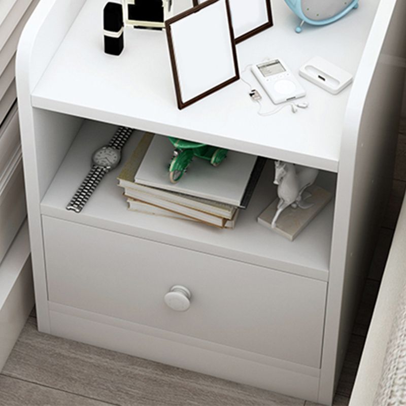 Moderne Nachahmung Holz Nachttisch Schubladen Aufbewahrung 20 Zoll H Night Tisch