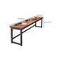 Rectangle Manufactured Wood Bistro Table Modern Pub Table with Metal Frame Clearhalo 'Bar Furniture' 'Bar Tables' 'bar_tables' 'furn' 'furn_bar_tables' 'Furniture' 'Kitchen & Dining Furniture' 1200x1200_416b6bac-2f18-4b14-8412-acc46b8c03c5