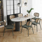 Oval Double Pedestal Dining Site Table Contemporary Style Dinette Table Clearhalo ' dining_table' 'Dining Tables & Seating' 'Dining Tables' 'furn' 'furn_dining_table' 'Furniture' 'furniture_dining_table' 'Kitchen & Dining Furniture' 'kitchen&dining_furn' 'kitchen' 'kitchen_dining_table' 1200x1200_416bb3ff-ebc1-4b29-91d7-415fbc52a67b