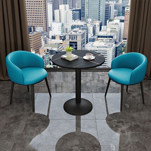 Glam Metal Dining Armless Chair Upholstered Dining Side Chair for Restaurant Clearhalo ' kitchen&dining_furn' 'Dining Chairs' 'Dining Tables & Seating' 'dining_chair' 'furn' 'furn_dining_chair' 'Furniture' 'furniture_dining_chair' 'Kitchen & Dining Furniture' 'kitchen' 1200x1200_416d6ed1-7cf1-4a1c-9d33-f8ca6244bd5f
