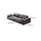 Black Genuine Leather Sectionals 30.7" H Square Arm Sectional Sofa Set Clearhalo 'furn' 'furn_sectionals' 'Furniture' 'Living Room Furniture' 'Sectionals' 1200x1200_416e1343-2245-43b8-b7a8-97e22e1dcdc3
