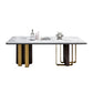 Faux Marble Dining Table Rectangle Dinner Table for Dining Room Clearhalo 'Dining Tables & Seating' 'Dining Tables' 'dining_table' 'furn' 'furn_dining_table' 'Furniture' 'Kitchen & Dining Furniture' 1200x1200_416e3adc-67a2-4db0-8799-cd6093e1e360