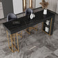 Nordic Glam Bar Counter Table Sintered Stone Table for Kitchen Clearhalo 'Bar Furniture' 'Bar Tables' 'bar_tables' 'furn' 'furn_bar_tables' 'Furniture' 'furniture_bar_tables' 'Kitchen & Dining Furniture' 1200x1200_416eaa54-d9cc-42d4-90fe-2d038bcf6cfd