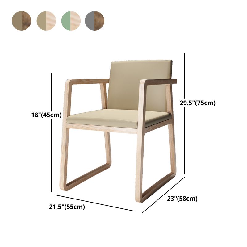 Arm Dining Chairs Modern Ash Wood Side Chairs for Dining Room Clearhalo 'Dining Chairs' 'Dining Tables & Seating' 'dining_chair' 'furn' 'furn_dining_chair' 'Furniture' 'furniture_dining_chair' 'Kitchen & Dining Furniture' 1200x1200_41723a10-6402-4263-becd-4b2e4c4bbd8f