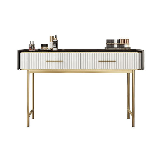 Glam Wooden Makeup Vanity Desk Glass Top Vanity Dressing Table Set Clearhalo 'Bedroom Furniture' 'furn' 'furn_makeup_vanities' 'Furniture' 'Makeup Vanities' 'makeup_vanities' 1200x1200_41730d96-0a70-4be6-8d6d-4140db832468