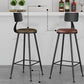 Modern Backrest Counter Stool Iron Cafe Bar Stool with Leather Cushion and Pedal Clearhalo 'Bar Furniture' 'Bar Stools' 'bar_stools' 'furn' 'furn_bar_stools' 'Furniture' 'furniture_bar_stools' 'Kitchen & Dining Furniture' 1200x1200_41731dca-5a37-45a7-a3f9-df1074de7313