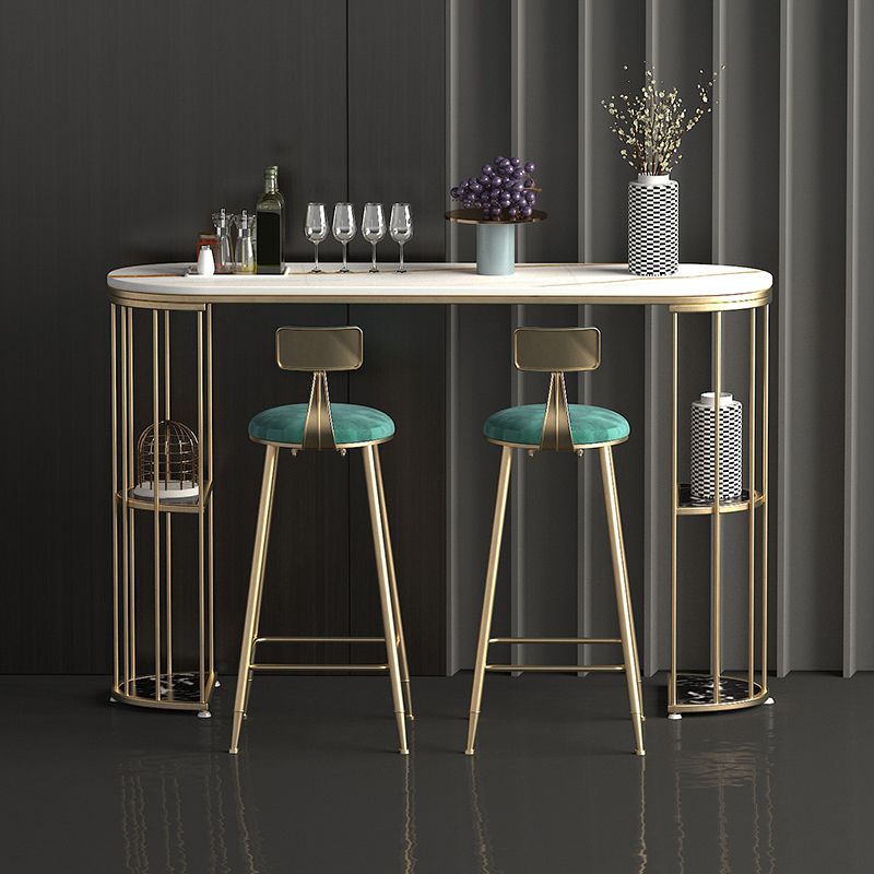 Glam Style ovale bartafel 1/3 stuks stenen aanrechttafel voor binnen