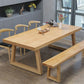 Modern Pine Solid Wood Table Rectangle Dining Table with Double Pedestal Base Clearhalo ' dining_table' 'Dining Tables & Seating' 'Dining Tables' 'furn' 'furn_dining_table' 'Furniture' 'furniture_dining_table' 'Kitchen & Dining Furniture' 'kitchen&dining_furn' 'kitchen' 'kitchen_dining_table' 1200x1200_4173d0a8-b9d7-4057-a87d-b0514caf084c