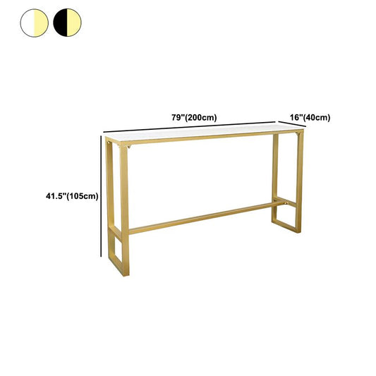 Tavolo da barla glam di rettangolo tavolo da barra a barra per interno