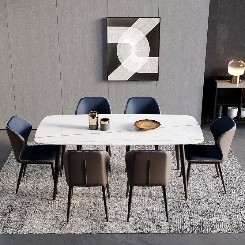 Modern Chairs Dining Armless Wingback Chair with Metal Legs for Kitchen Clearhalo ' kitchen&dining_furn' 'Dining Chairs' 'Dining Tables & Seating' 'dining_chair' 'furn' 'furn_dining_chair' 'Furniture' 'furniture_dining_chair' 'Kitchen & Dining Furniture' 'kitchen' 1200x1200_4174b4a6-8fbc-4e93-9995-bab4939c5dd1