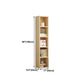 Scandinavian Pine Standard Bookshelf Vertical Closed Back Bookshelf for Living Room Clearhalo 'Bookcases' 'furn' 'furn_bookcases' 'Furniture' 'furniture_bookcases' 'kitchen' 'kitchen_bookcases' 'Living Room Furniture' 'Office Furniture' 1200x1200_4176ba95-4d52-472f-9346-b07d54d66987