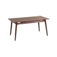Contemporary Walnut Rectangle Dining Table Dining Room Kitchen Table