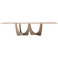 Contemporary Dining Table Oval Solid Wood Dinner Table Home Kitchen Dinner Clearhalo 'Dining Tables & Seating' 'Dining Tables' 'dining_table' 'furn' 'furn_dining_table' 'Furniture' 'Kitchen & Dining Furniture' 1200x1200_4178bda9-0dde-4275-b0fd-1fd078ceba76