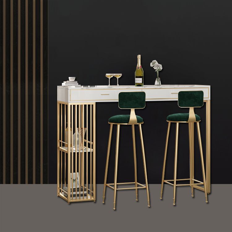 Modern 1/2/3 Pieces Counter Height Set Rectangle Indoor Pub Dining Set with Storage Clearhalo 'Bar Furniture' 'furn' 'furn_home_bar_bar_sets' 'Furniture' 'Home Bars & Bar Sets' 'home_bar_bar_sets' 'Kitchen & Dining Furniture' 1200x1200_41796265-a978-421f-a175-a49452c414ae