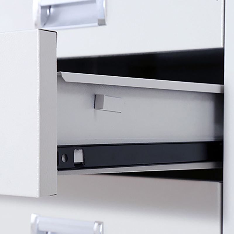 Modern Style Wardrobe Gray Colour Metal Wardrobe Closet with Locks Clearhalo 'Armoires & Wardrobes' 'armoires_wardrobes' 'Bedroom Furniture' 'furn' 'furn_armoires_wardrobes' 'Furniture' 1200x1200_417ba053-db1b-4e32-bf82-31b695ae75ff