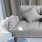 Square Arm Sofa Reclining 48.43" Biscuit Back Linen Loveseat Clearhalo 'furn' 'furn_sofas' 'Furniture' 'furniture_sofas' 'kitchen' 'kitchen_sofas' 'Living Room Furniture' 'Sofa' 'sofas' 1200x1200_417c10e4-231c-4cf3-b8fe-f22e8c27dbdf