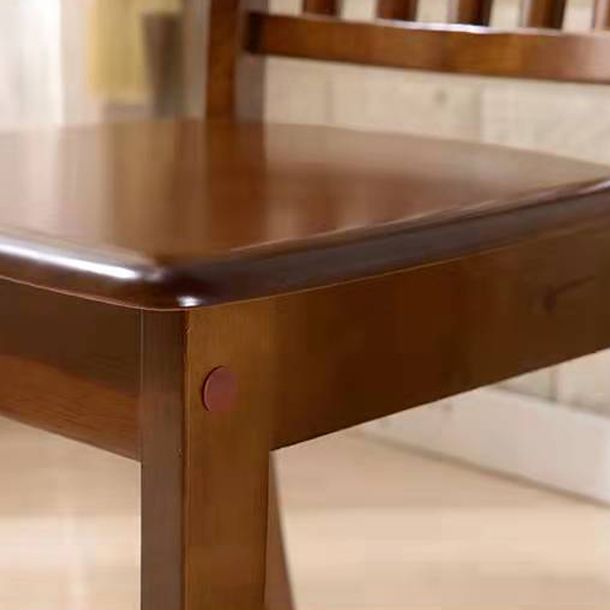 Traditional Style Chair Dining Kitchen Armless Chairs with Wooden Legs Clearhalo 'Dining Chairs' 'Dining Tables & Seating' 'dining_chair' 'furn' 'furn_dining_chair' 'Furniture' 'Kitchen & Dining Furniture' 1200x1200_4187a4a9-af9f-48e6-b998-ef30e5be3302