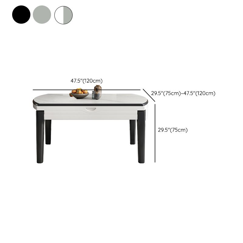 モダンなスタイルの家具1/7/ PCSラウンドストーンダイナーテーブルアームレスチェア