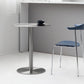 Industrial Dining Table Stainless Steel Table with Pedestal Base for Dining Room Clearhalo ' dining_table' 'Dining Tables & Seating' 'Dining Tables' 'furn' 'furn_dining_table' 'Furniture' 'furniture_dining_table' 'Kitchen & Dining Furniture' 'kitchen&dining_furn' 'kitchen' 'kitchen_dining_table' 1200x1200_41886eaf-6342-4f0f-b667-f117d8305995