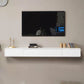 Solid Wood 9" D TV Stand , Wall Mounted Contemporary TV Stand Console with 2 Drawers