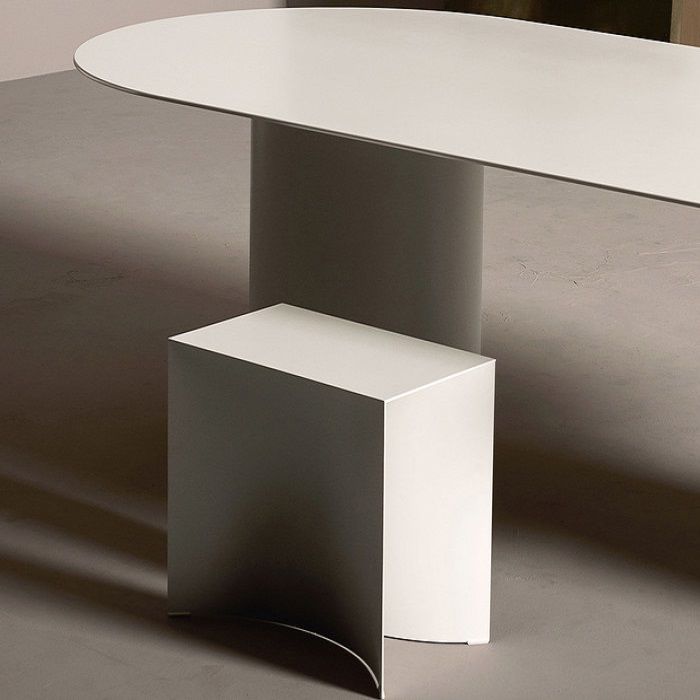 Contemporary Solid Wood Oval Shape Dining Table Kitchen Dining Table with Double Pedestal Base Clearhalo ' dining_table' 'Dining Tables & Seating' 'Dining Tables' 'furn' 'furn_dining_table' 'Furniture' 'furniture_dining_table' 'Kitchen & Dining Furniture' 'kitchen&dining_furn' 'kitchen' 'kitchen_dining_table' 1200x1200_418a2b7a-2b07-4d36-b760-862debbcb7db