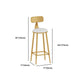 Glam Style Fixed Bar Table 1/2/3 Pieces Faux Marble Rectangle Counter Table Clearhalo 'Bar Furniture' 'furn' 'furn_home_bar_bar_sets' 'Furniture' 'Home Bars & Bar Sets' 'home_bar_bar_sets' 'Kitchen & Dining Furniture' 1200x1200_418b7c1f-5d0d-4e7f-9968-db5628d09b34