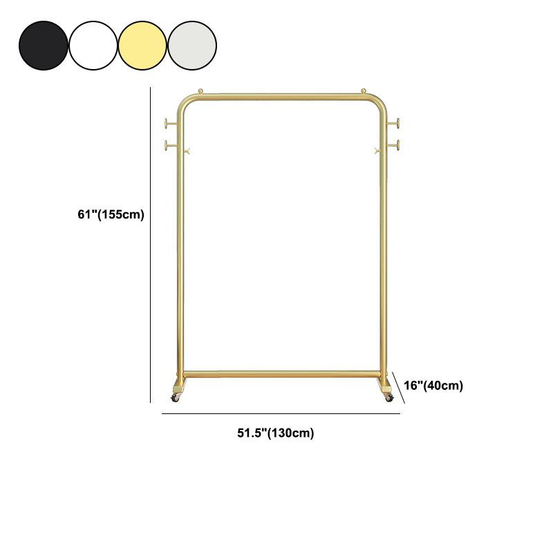 Modern Hall Stand Metal Hanging Rail y 4 ganchos repleto de casillas con castores