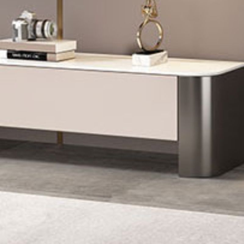 Glam TV Console Stone Enclosed Storage Media Console with Drawers for Home Clearhalo 'furn' 'furn_tv_stands_entertainment_centers' 'Furniture' 'Living Room Furniture' 'TV Stands & Entertainment Centers' 'TV Stands & Media Storage Furniture' 'tv_stands_entertainment_centers' 1200x1200_418c4eed-ad8e-4823-a59b-7ba2d0d8db7e