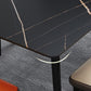 Dining Room Contemporary Sintered Stone Dining Table Rectangular Table with Metallic Base Clearhalo ' dining_table' 'Dining Tables & Seating' 'Dining Tables' 'furn' 'furn_dining_table' 'Furniture' 'furniture_dining_table' 'Kitchen & Dining Furniture' 'kitchen&dining_furn' 'kitchen' 'kitchen_dining_table' 1200x1200_418df5b2-29b9-4bb0-a8b5-93507fca3a19