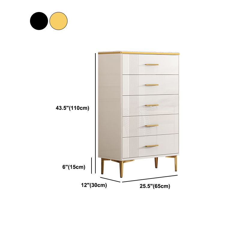 11.81" Wide Accent Chest White Contemporary Chest with Drawers Clearhalo 'Cabinets & Chests' 'cabinets_chests' 'furn' 'furn_cabinets_chests' 'Furniture' 'Living Room Furniture' 1200x1200_418f1d3c-491a-43b5-99b1-69e3ca067599