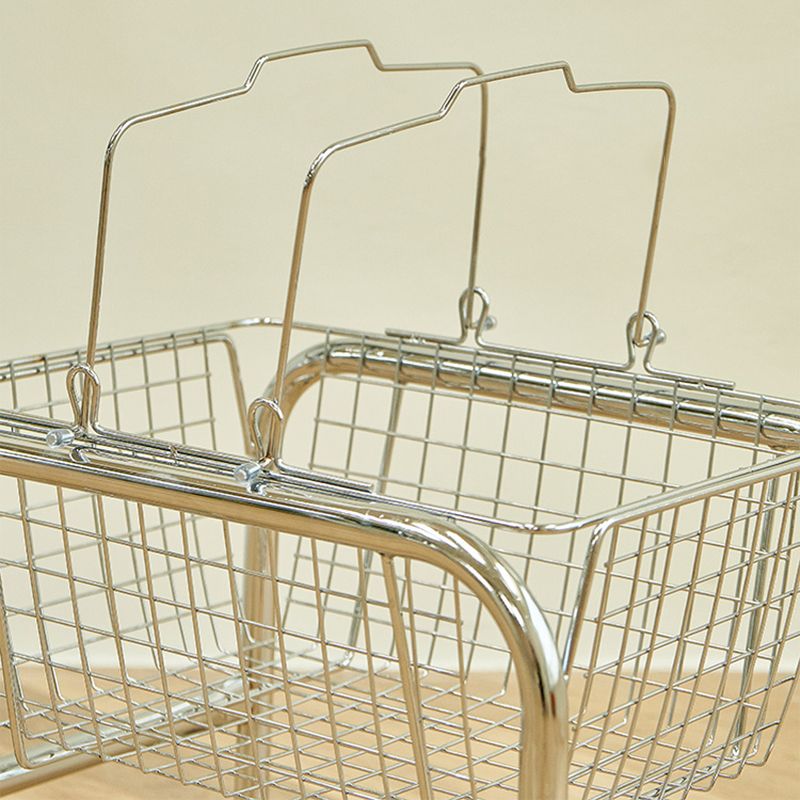 Mesa de extremo lateral móvil en metal con ruedas 4 patas mesa de base base