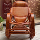 Chaise de fauteuil inclinable traditionnel chaise inclinable en rotin / en osier pour le salon