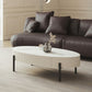 Glam Coffee Cocktail Table with Storage Drawer and 4 Iron Legs Clearhalo 'Coffee & Accent Tables' 'Coffee Tables' 'coffee_tables' 'furn' 'furn_coffee_tables' 'Furniture' 'Living Room Furniture' 1200x1200_41942e36-f874-484a-b01c-57a061f729a4