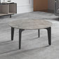 13.7"Tall 4 Legs Grey Rectangular/Round Slate Top Coffee Table Clearhalo 'Coffee & Accent Tables' 'Coffee Tables' 'coffee_tables' 'furn' 'furn_coffee_tables' 'Furniture' 'Living Room Furniture' 1200x1200_4195ced4-bcc5-4819-bc0f-97967385ca39