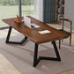 Modern Style Brown Top Office Desk Home Solid Wood Writing Desk Clearhalo 'Furniture' 'furniture_office_desk' 'Office Desks' 'Office Furniture' 'office_desk' 1200x1200_419777de-11fa-460e-b6c6-e69be99bdaad