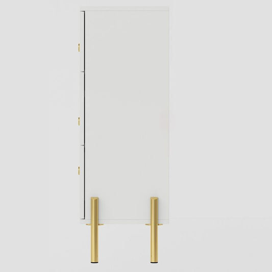 Modern Engineered Wood Sideboard Simple White Buffet Table with Drawer for Dining Room Clearhalo 'buffet_sideboard' 'Buffets & Sideboards' 'furn' 'furn_buffet_sideboard' 'Furniture' 'Kitchen & Dining Furniture' 1200x1200_4198915f-33d1-4993-b94d-8f2571320b0d