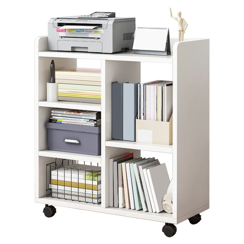 Libreria ingegnerizzata in ingegneria standard contemporanea con caster