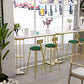 Contemporary Storage Bistro Accent Dining Table Indoor Double Pedestal Patio Bar Table Clearhalo 'Bar Furniture' 'Bar Tables' 'bar_tables' 'furn' 'furn_bar_tables' 'Furniture' 'furniture_bar_tables' 'Kitchen & Dining Furniture' 1200x1200_4199f4eb-9b68-4144-bbef-c33d3eee057d