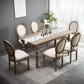 Rectangle Dining Site Table Mid-Century Style Solid Wood Dinner Table with 4 Legs Clearhalo ' dining_table' 'Dining Tables & Seating' 'Dining Tables' 'furn' 'furn_dining_table' 'Furniture' 'furniture_dining_table' 'Kitchen & Dining Furniture' 'kitchen&dining_furn' 'kitchen' 'kitchen_dining_table' 1200x1200_419cedbf-81d2-4cf3-b244-893c0085465f