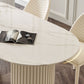 Oval Sintered Stone Top Dining Table Modern Table in White with Double Pedestal Clearhalo ' dining_table' 'Dining Tables & Seating' 'Dining Tables' 'furn' 'furn_dining_table' 'Furniture' 'furniture_dining_table' 'Kitchen & Dining Furniture' 'kitchen&dining_furn' 'kitchen' 'kitchen_dining_table' 1200x1200_419e02b8-6e11-4799-96a9-9f7d612a6e0e